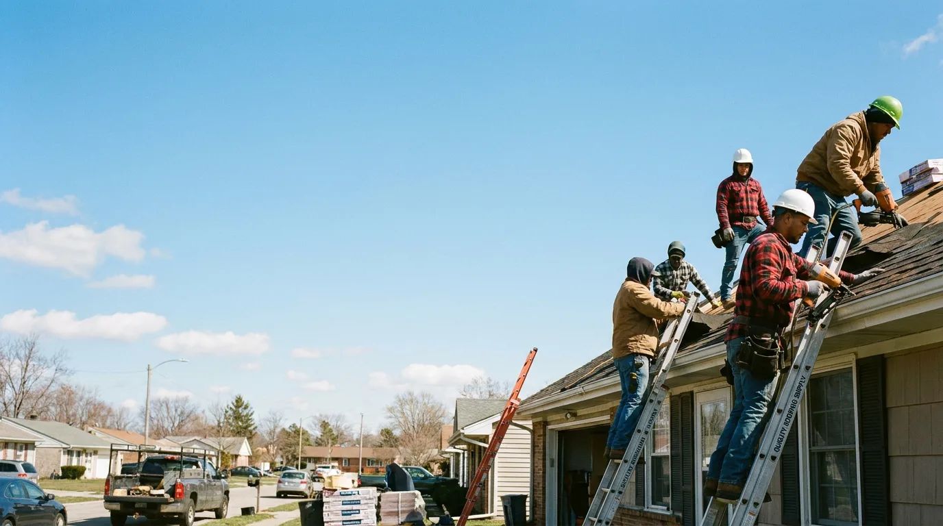 Roofing in Riverdale, MI near me